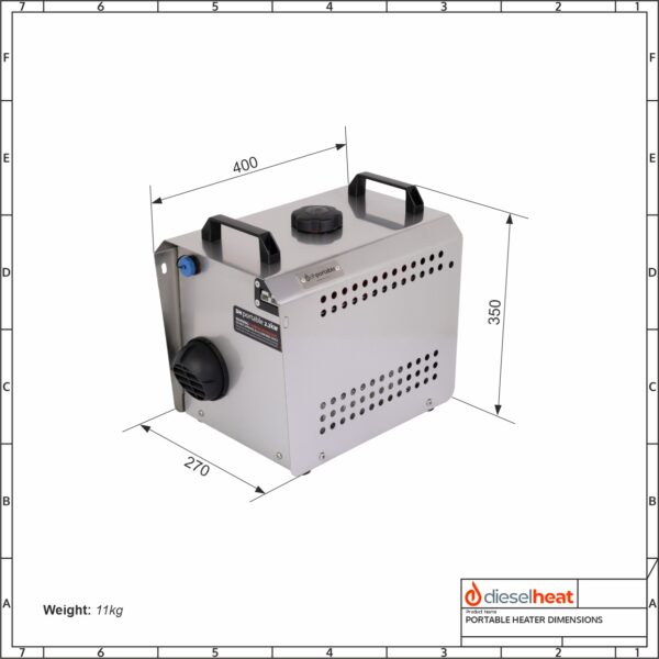 Dieselheat Portable Diesel Air Heater - Eberspacher D2 Heater - Image 13