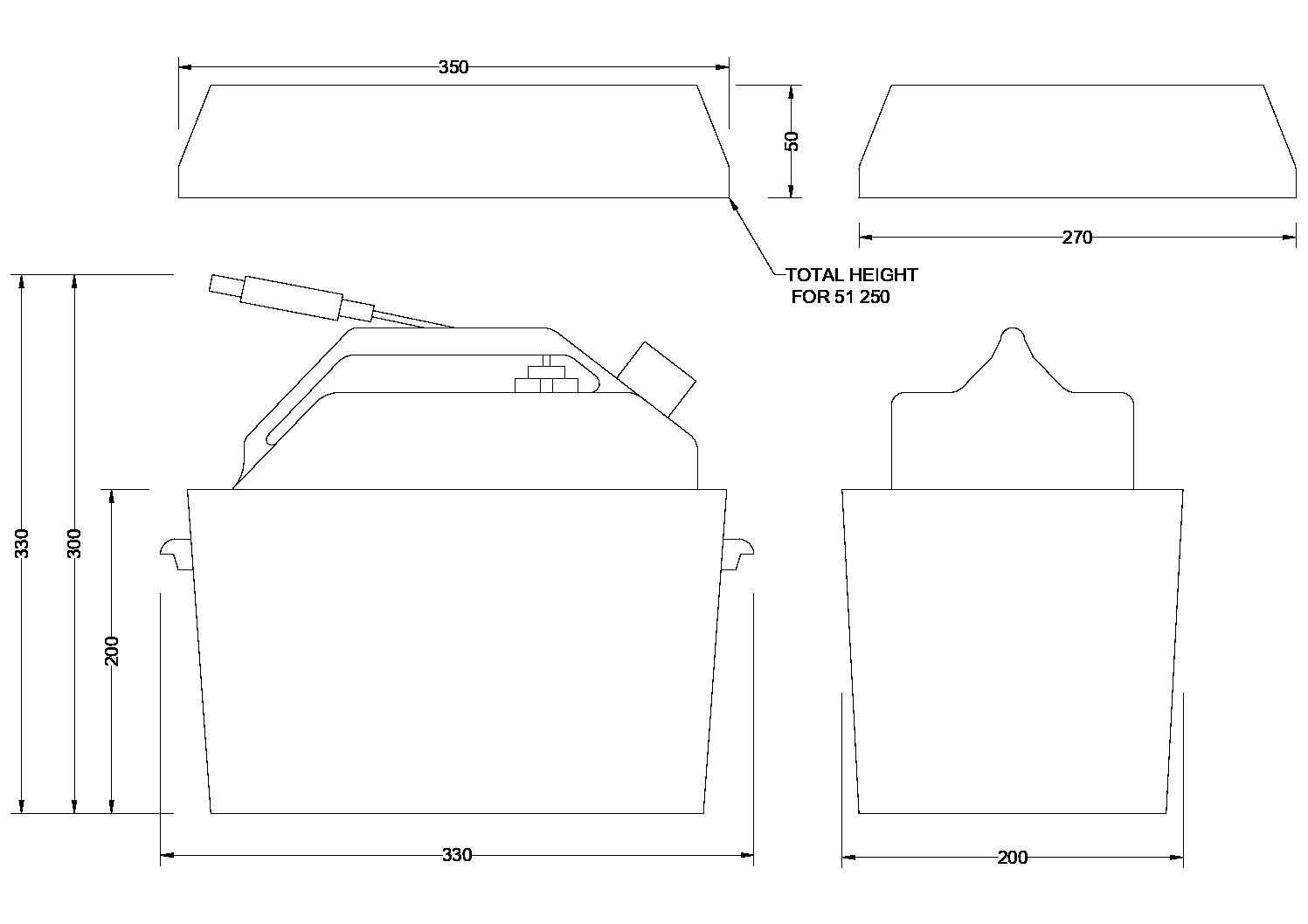 Dieselheat 5L Easy Fit Fuel Tank for Diesel Air Heater