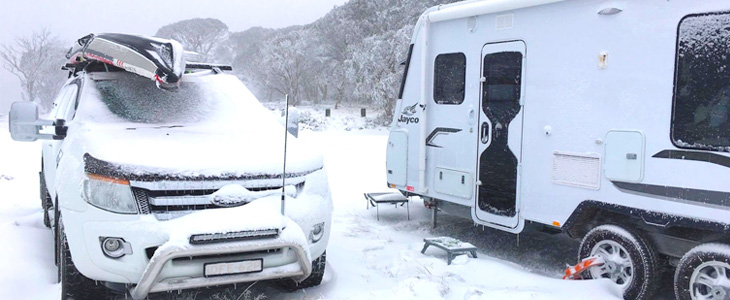 Air heaters in caravans