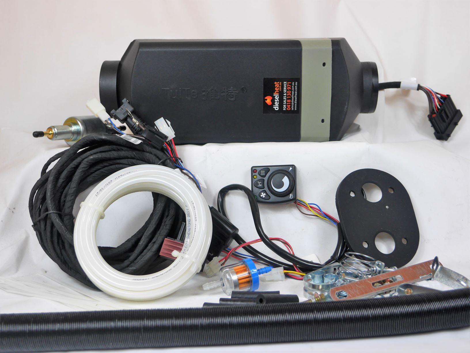 Dieselheat - Belief 2.2kW Diesel Air Heater Base Kit (12V) – NEW ALT SP  MODEL