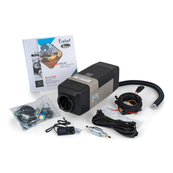 Belief 5kW Diesel Air Heater Base Kit (12V) – NEW ALT SP MODEL - Image 2