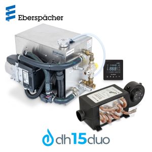 DH15Duo: DH15 Hydronic Hot Water with Eberspacher Furnace and 1.8kW Ducted Fan