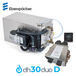 DH30Duo D: DH30 Hydronic Hot Water with Eberspacher Furnace and 3.6kW Ducted Fan