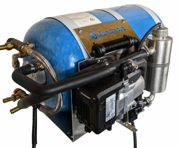 DH40 E-Solar: 240V/12V Electric Solar Hot Water With Eberspacher Diesel Boost