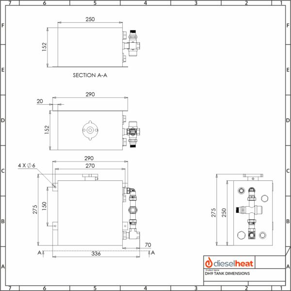 DH9 Hydronic Diesel Hot Water System with D5E HS3 Eberspacher Furnace - KIT - Image 11