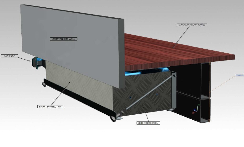 Dieselheat Diesel Heater 15L Underfloor Fuel Tank