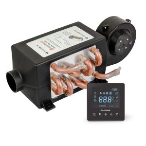 Dieselheat 1.8kW Ducted Fan Heater and Room Thermostat for Diesel Hot Water Systems (60mm Outlet)