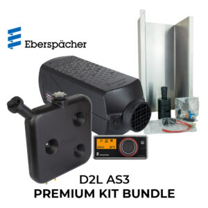 Eberspacher D2L AS3 Diesel Air Heater PREMIUM Installation Kit (12V) and 10L Wafer Tank - BUNDLE