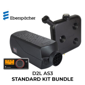 Eberspacher D2L AS3 Diesel Air Heater STANDARD Installation Kit (12V) and 10L Wafer Tank - BUNDLE