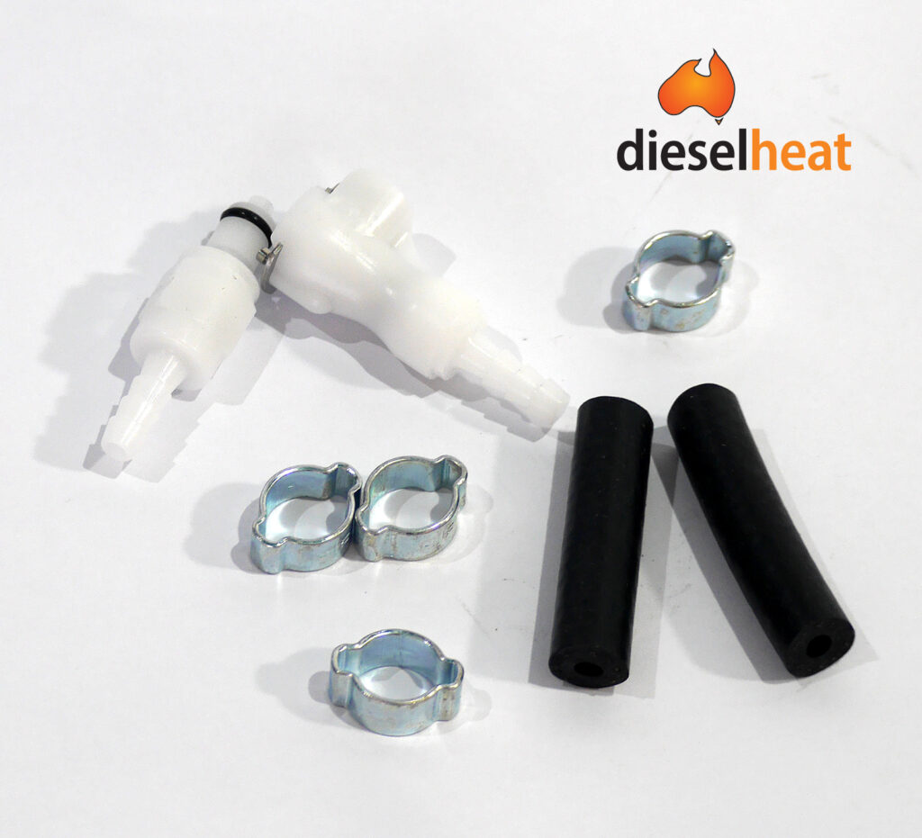 Dieselheat Diesel Heater Fuel Line Quick Disconnect Kit Plastic