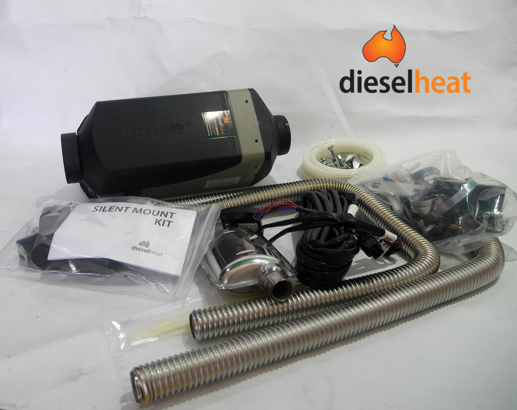 Dieselheat Belief 2.2kW Diesel Air Heater Full Installation Kit (12V)