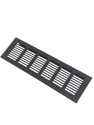 Ventilation Grill 80x230  Black Anodized