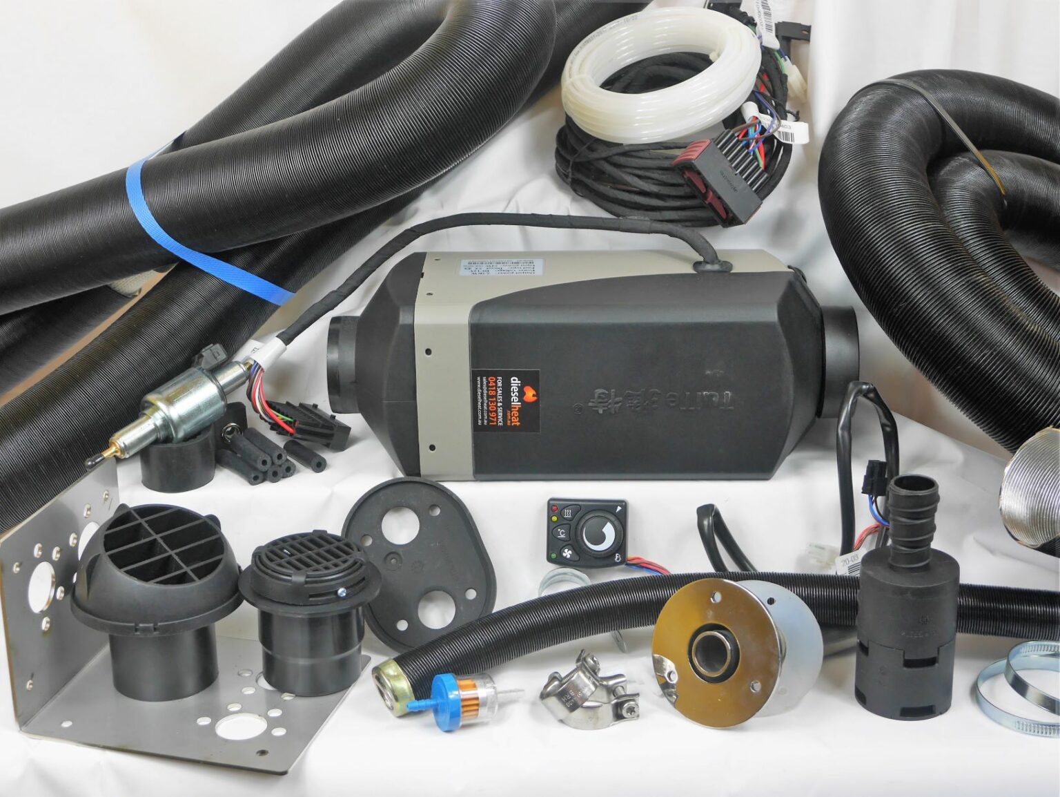 Dieselheat - Belief 2.2kW Diesel Air Heater Marine Kit (12V) - ALT SP MODEL