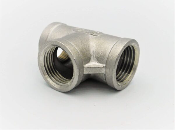 F-F-F 1/2 Tee, 304 stainless steel