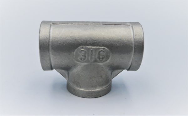 F-F-F 1/2 Tee, 304 stainless steel - Image 2