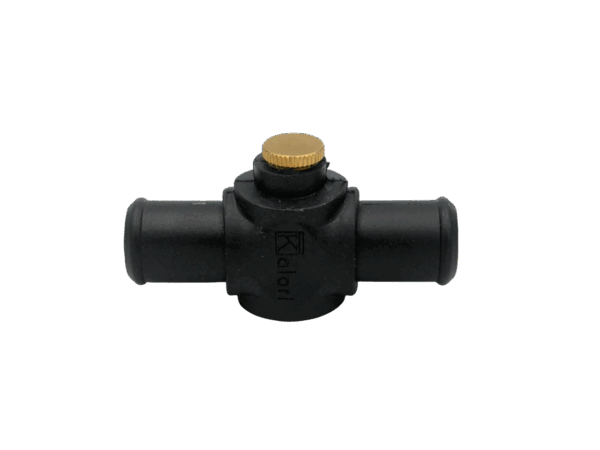 Kalori 16mm Water Hose Joiner with Air Bleed Valve for Hydronic Heating System
