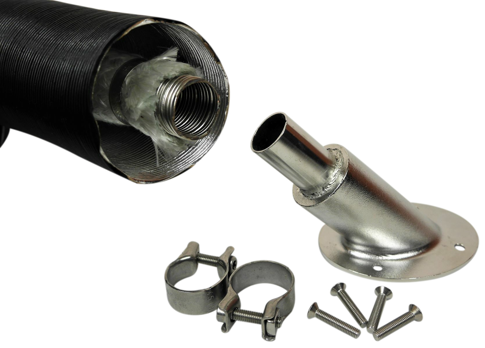 Dieselheat 24mm Marine Stern Exhaust Installation Kit